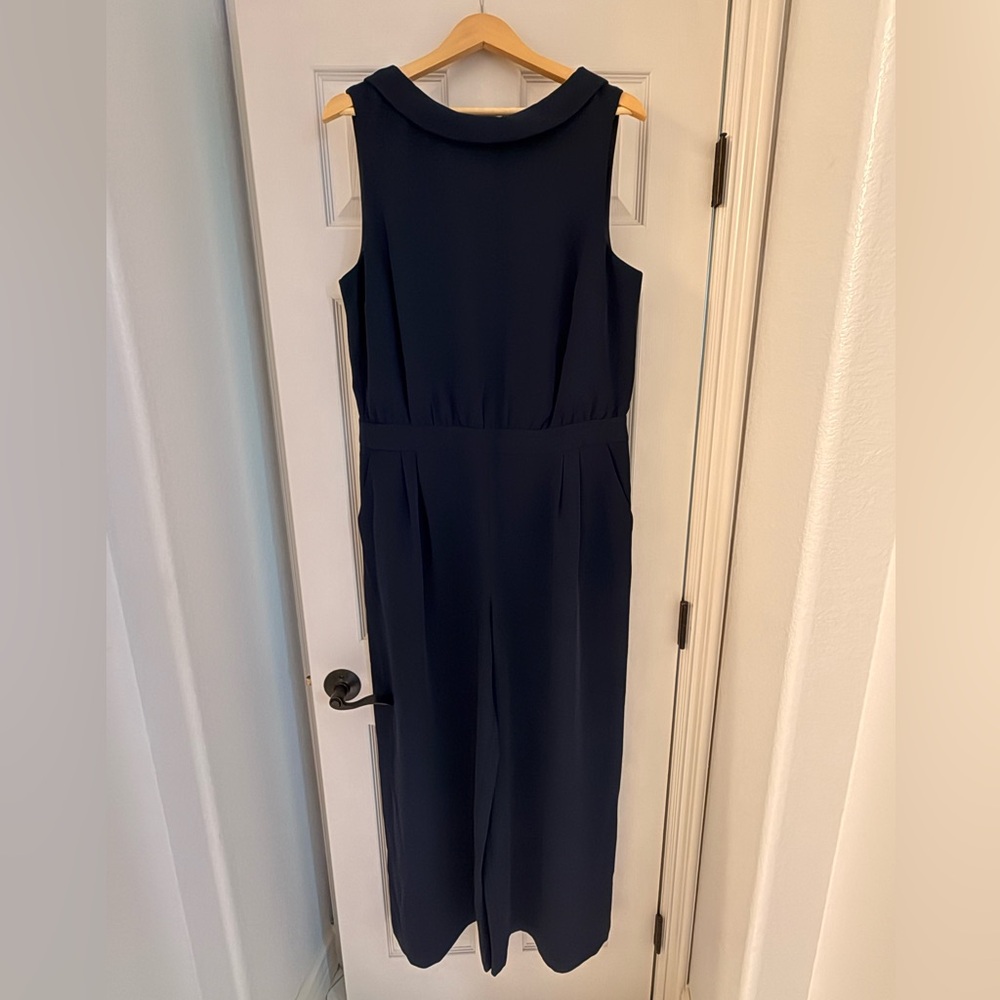 Boden Navy Sleeveless Jumpsuit